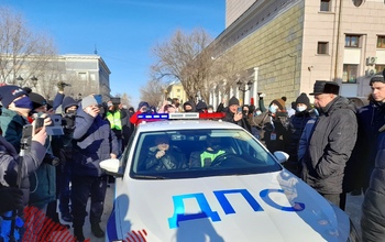 Разгонять несанкционированный митинг вышла, кажется, вся оренбургская полиция