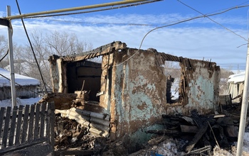 В Переволоцком районе пожар ничего не оставил от хозяйственной постройки