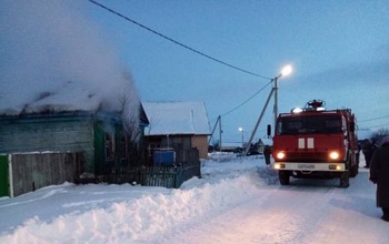 В Оренбуржье пожар унес жизнь человека