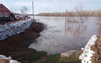 Небольшое село в Илекском районе погружается под воду