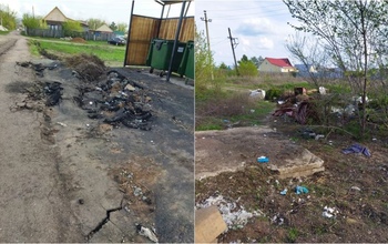 Жители Чебеньков жалуются на разбитые дороги и не только