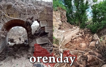 Сильные дожди обрушили старинный мост на почтовом тракте под Оренбургом