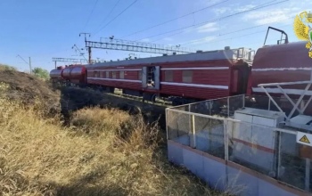 В Орске транспортная прокуратура заинтересовалась пожаром вблизи железной дороги