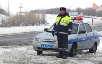 В Оренбуржье подтопило дорогу федерального значения