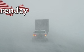 Из-за снегопада и метели на трассе М-5 в Оренбуржье и Татарстане ограничено движение