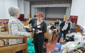 Председатель городского Совета Ольга Березнева посетила пункты временного размещения города Оренбурга