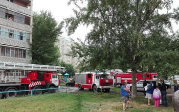 В Оренбурге на проспекте Дзержинского потушили пожар 