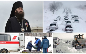 Аномальную зону на оренбургской трассе освятили