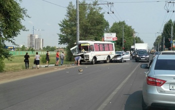 В Оренбурге в ДТП пострадали девять пассажиров маршрутного автобуса 