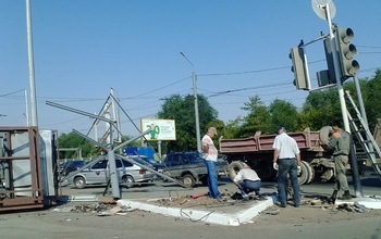 В центре Оренбурга образовалась «пробка»
