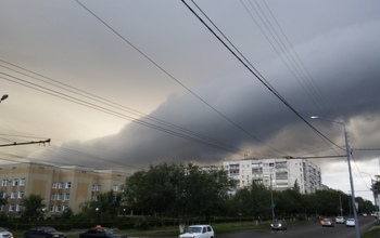 Осеннее небо над Оренбургом 