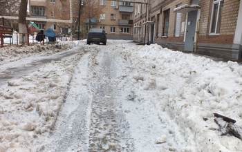 Из-за сильного гололеда оренбуржцы попадают в травмпункты