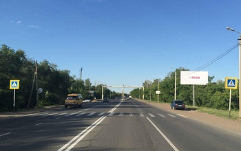В Оренбурге заблокировали дорогу, ведущую к дачному массиву