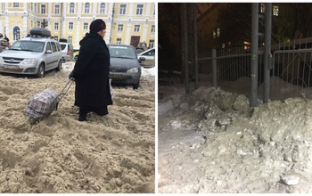 По Привокзальной площади Оренбурга ни пройти, ни проехать 