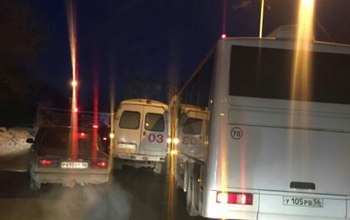 В Оренбурге автомобиль «скорой помощи» попал в ДТП 