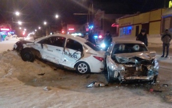 В Оренбурге произошло ДТП с участием полицейских