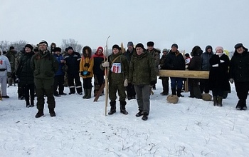Среди состязавшихся оренбургских охотников были и женщины