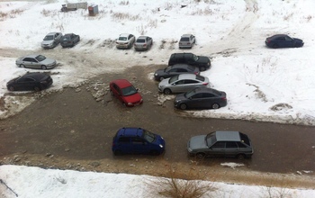 Улицы Оренбурга топит талыми водами