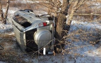 В Оренбургской области разбился внедорожник Land Cruiser Prado