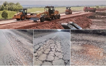 Новая дорога в Саракташском районе прослужила полгода