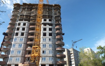 В Оренбурге закончен главный этап строительства дома на улице Чкалова
