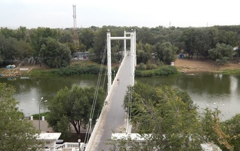 Пешеходный мост через Урал в Оренбурге закроют до конца года