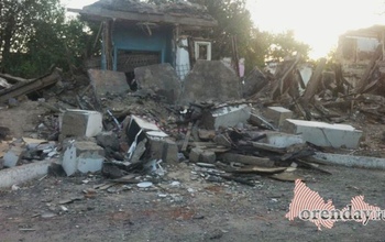Обломки сгоревшего общежития представляют опасность для оренбуржцев