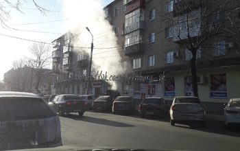 Кальянная на улице 9 Января горит в Оренбурге