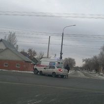 В Оренбурге автомобиль скорой помощи попал в ДТП