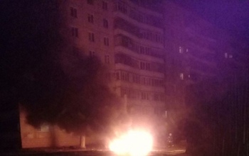 Очередное авто сгорело в одном из дворов Оренбурга 
