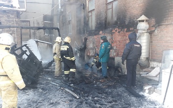 В Оренбурге горел паб 