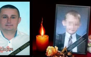 Оренбуржцы простились с погибшим бизнесменом Денисом Черновым и его сыном