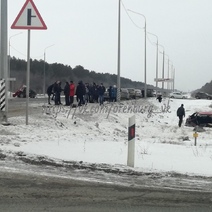 Ужасное ДТП под Оренбургом: в районе поселка Южный Урал  авто влетело в столб