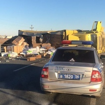 На оренбургской трассе ограничили движение автомобилей 