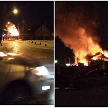 В селе Павловка Оренбургского района пятеро детей остались без крова из-за пожара