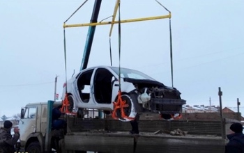 Оренбурженка разобрала Kia Rio, чтобы не отдавать судебным приставам