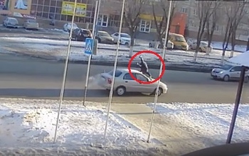 Chevrolet Lanos сбил женщину в Оренбурге