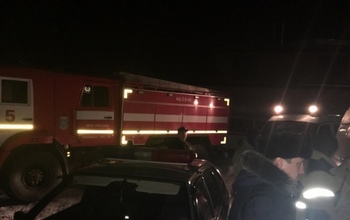 В Оренбургском районе на реке Урал снегоход провалился под лед