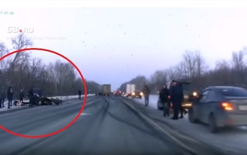 В Самарской области в ДТП разорвало легковушку из Бугуруслана