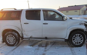 Оренбургский водитель Toyota Hilux спровоцировал ДТП в Башкортостане