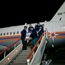 Спецборт МЧС доставил из Германии оренбуржца, находящегося в состоянии искусственной комы 