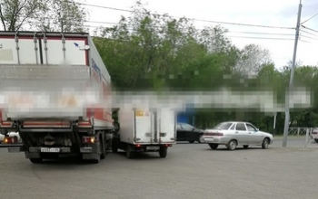 Фура «Магнита» стала участницей аварии в Оренбурге