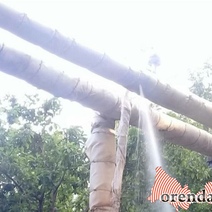 Причиной утечки горячей воды на улице Чкалова в Оренбурге стал свищ на трубопроводе