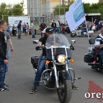 Суровые байкеры на железных конях подарили оренбургской ребятне незабываемый вечер