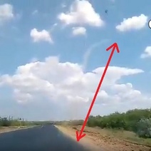 Под Оренбургом автомобилисты сняли на видео микросмерч