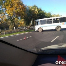 В Оренбурге на улице Чкалова случилось ДТП с участием автобуса и велосипедиста