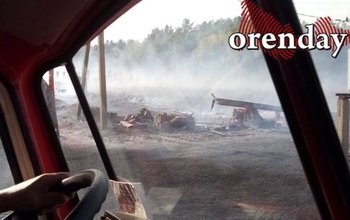 Оренбург и пригород объяли степные пожары