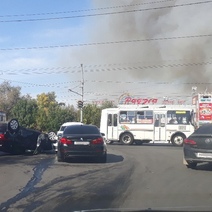На проспекте Гагарина столкнулись три автомобиля