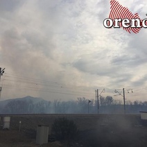 Пожар под Медногорском приближается к Идельбаево