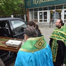 В Никольский собор привезли мощи преподобного Аристоклия старца Афонского